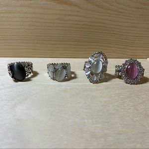 4 moon stone Paparazzi Rings